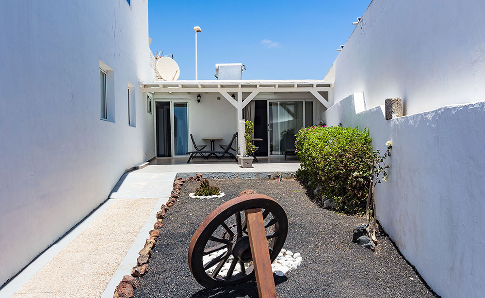 Terrasse de l'appartement La Santa à Lanzarote